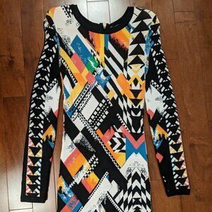 Balmain women's long sleeve dress in size 36